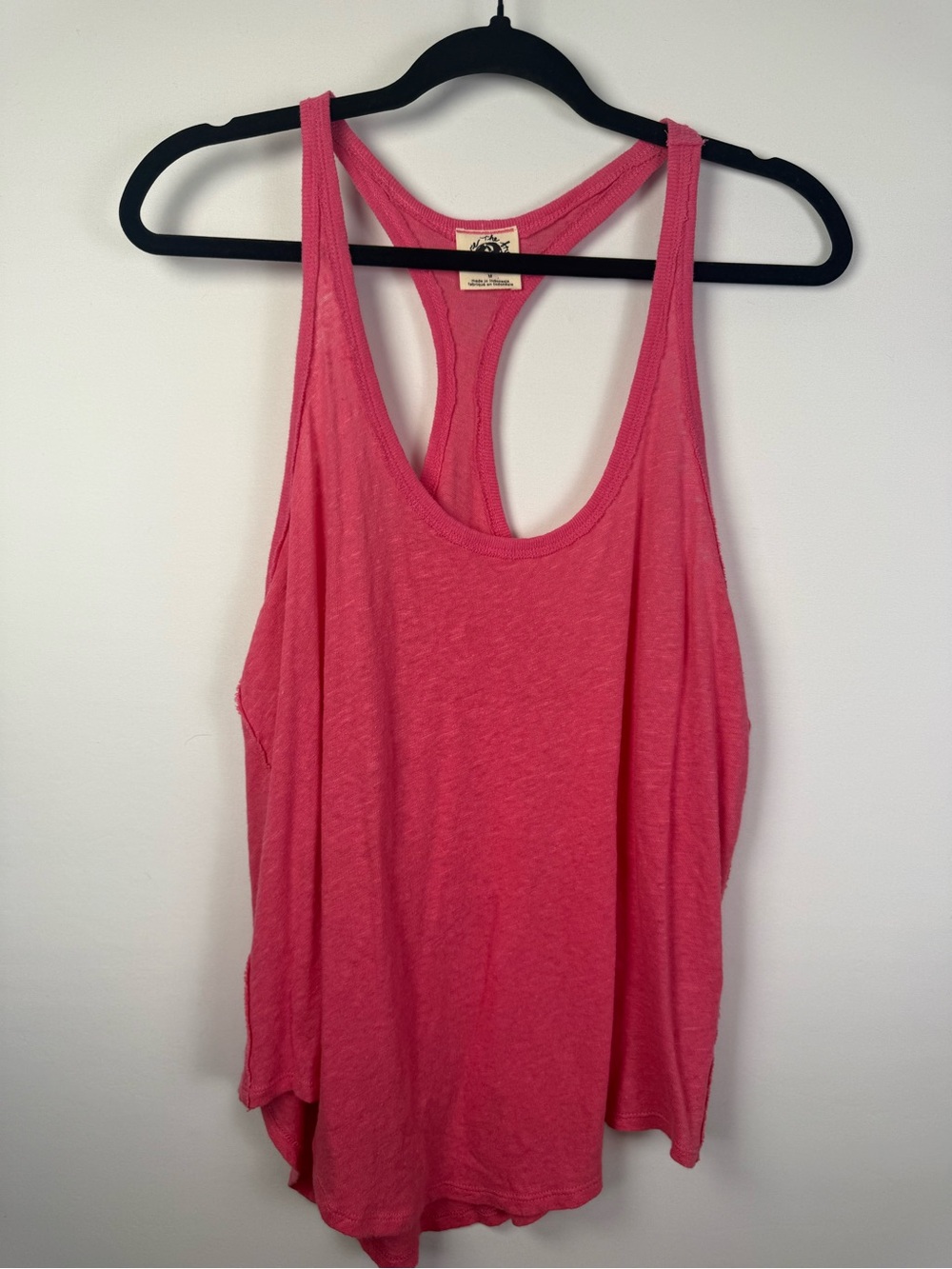 NWOT We The Free Women’s Racerback Relaxed-Fit Tank Top, Pink, Size: M